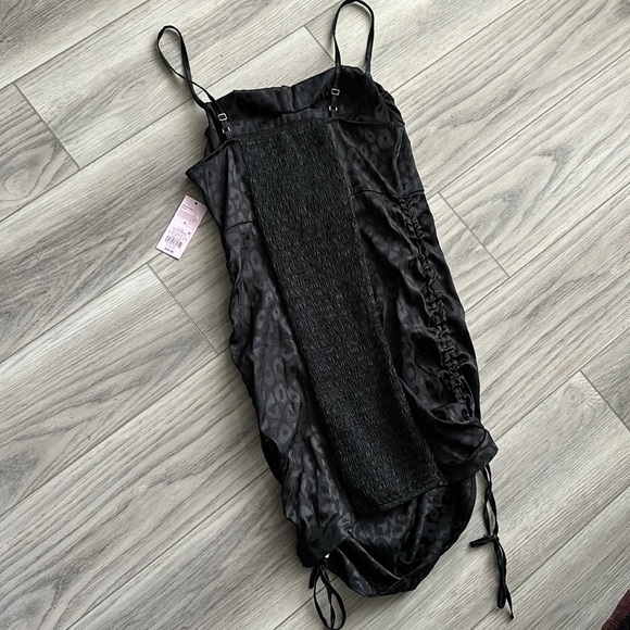 NWT 🖤 WILD FABLE Slinky Black Dress - Picture 4 of 4